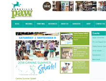 Tablet Screenshot of nashvillepaw.com
